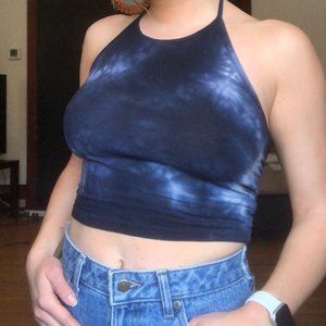 brandy melville tie dye halter